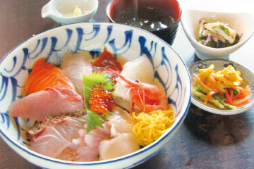 道の駅「能生」の本日の海鮮丼