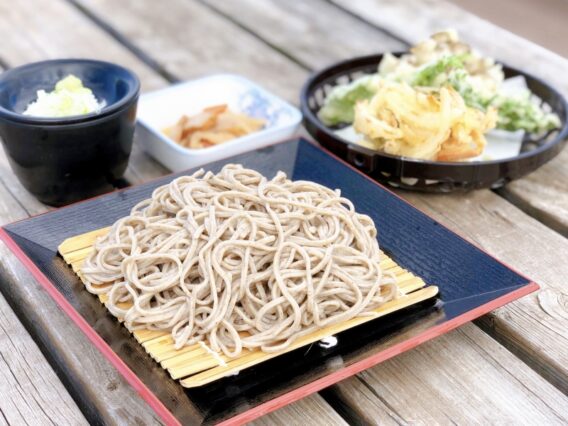 道の駅「たくみの里」里山食堂のざるそば