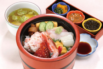 道の駅「能生」の海鮮丼