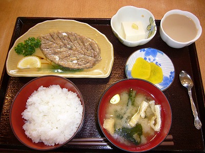 道の駅オライはすぬまのなめろう定食