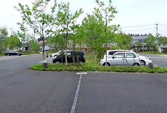 道の駅阿蘇の駐車場