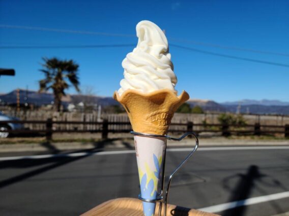 道の駅阿蘇のソフトクリーム