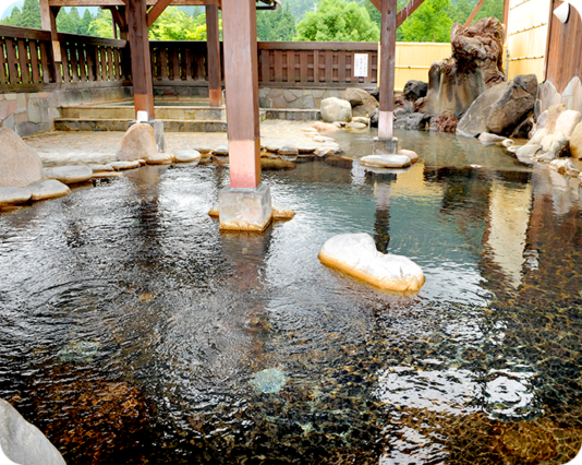 板取川温泉バーデェハウスのお風呂