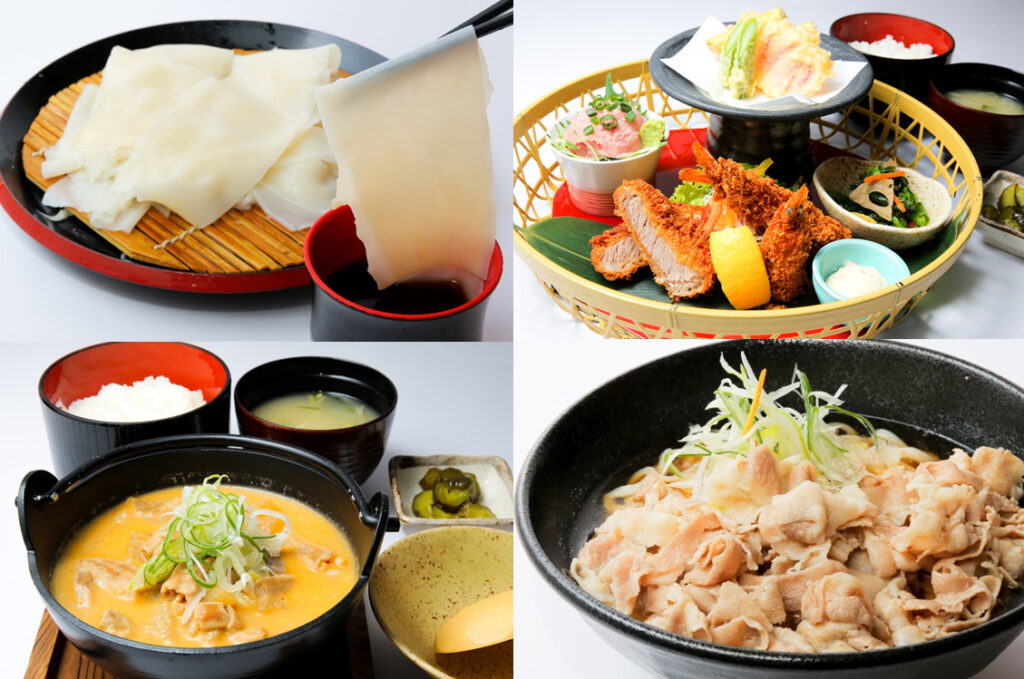 RVパークゆらぶ桐生店のお食事処「楽膳」