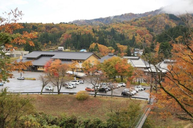 道の駅　じょんのびの里高柳の外観