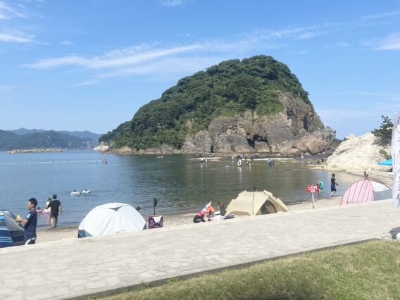 RVパーク カイノヴィラ近くの海岸