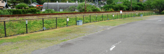 道の駅河江温泉の電源付・車中泊サイト