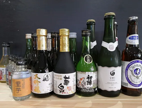 道の駅　願成就温泉の売店の地酒