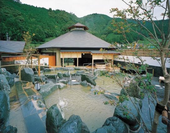 川根温泉ふれあいの泉の露天風呂