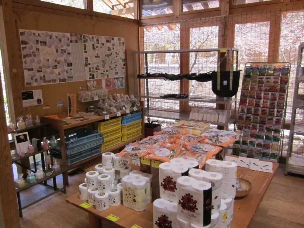 道の駅　売店の売り場