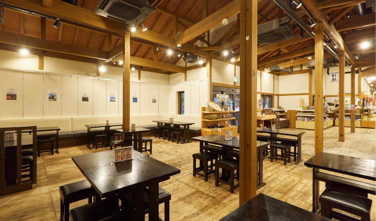 喫茶「せせらぎ」の店内