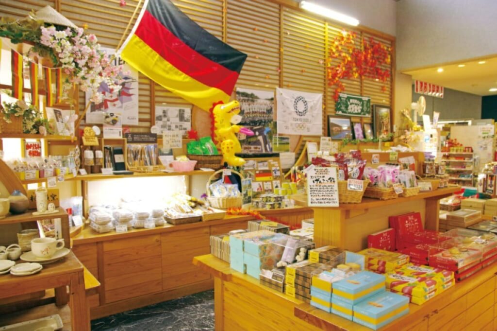 道の駅 もみじ川温泉のお土産品売り場