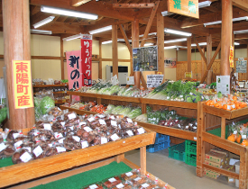 野菜の直売所（菜摘館）の野菜