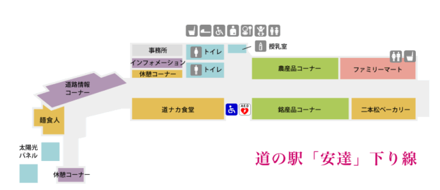 道の駅安達 智恵子の里の下り線