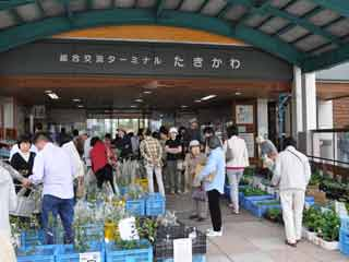 道の駅滝川の農産物売り場