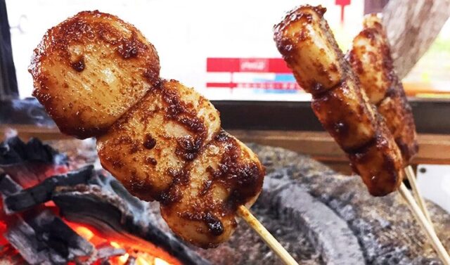 道の駅 裏磐梯の焼きだんご