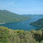 道の駅箱根峠から見える芦ノ湖