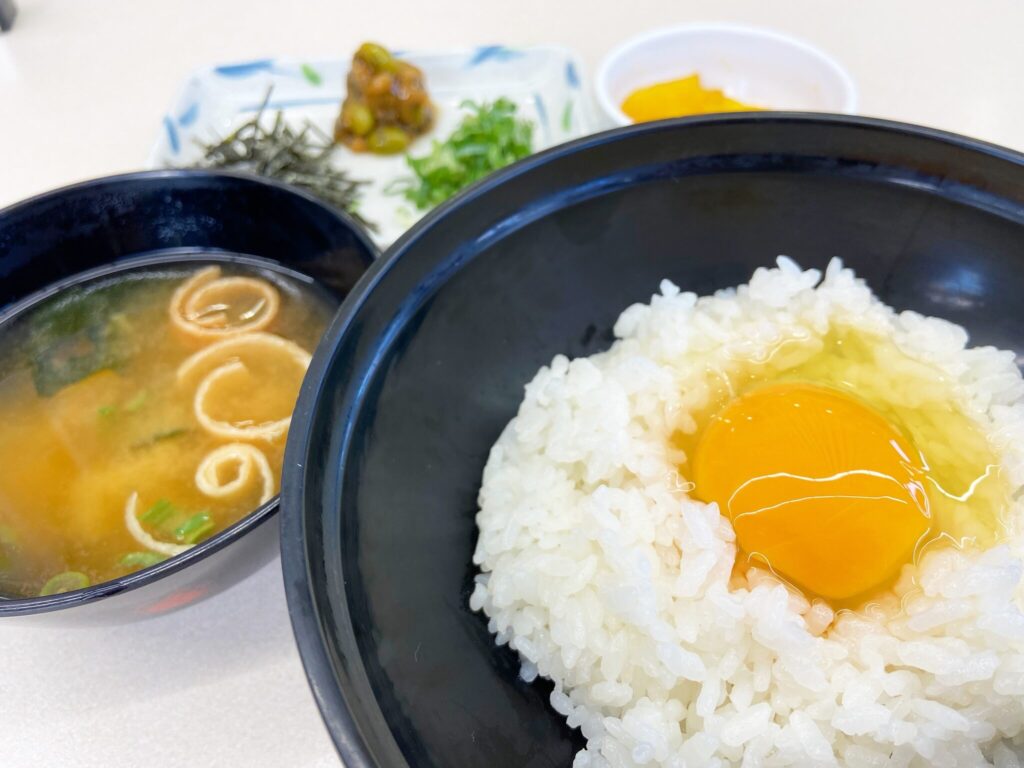 道の駅 但馬のまほろばの卵かけご飯