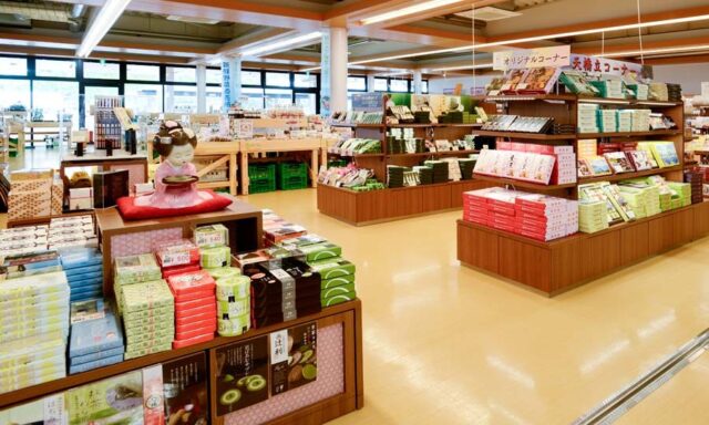 道の駅京丹波 味夢の里のお土産コーナー