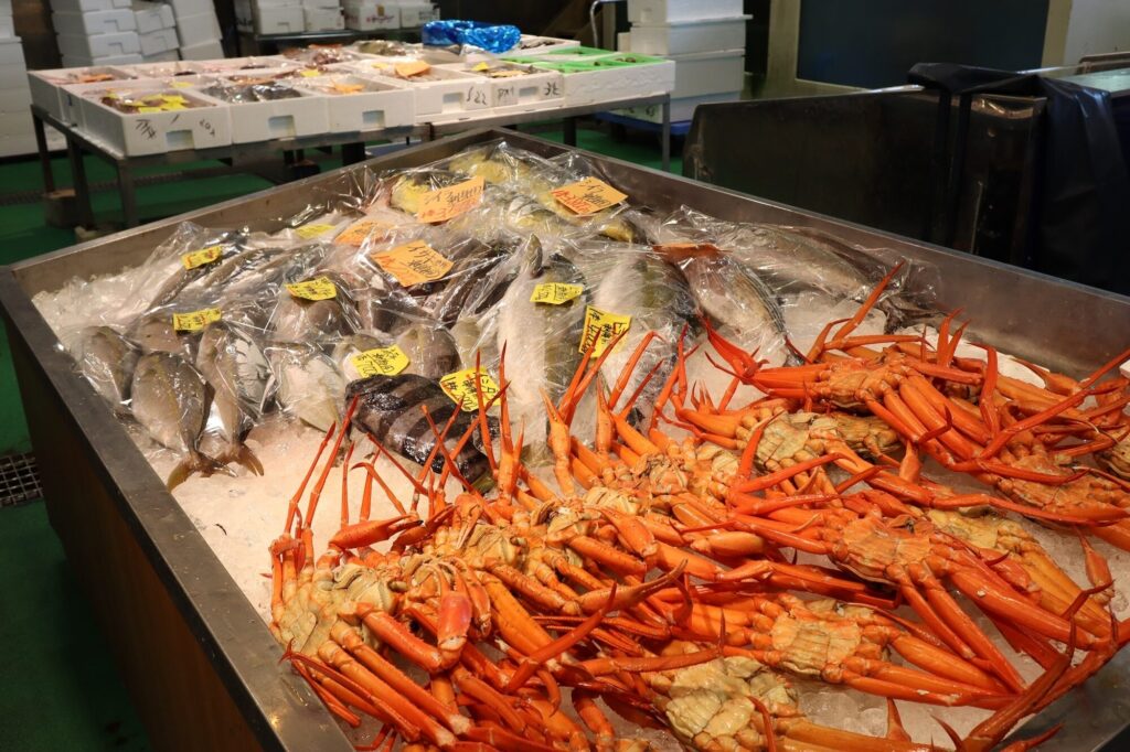 道の駅 ポート赤碕の鮮魚たち