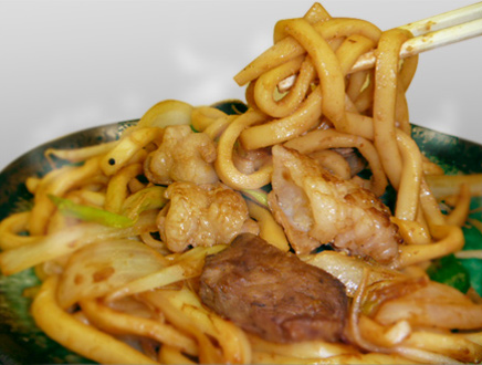 道の駅久米の里の津山ホルモンうどん