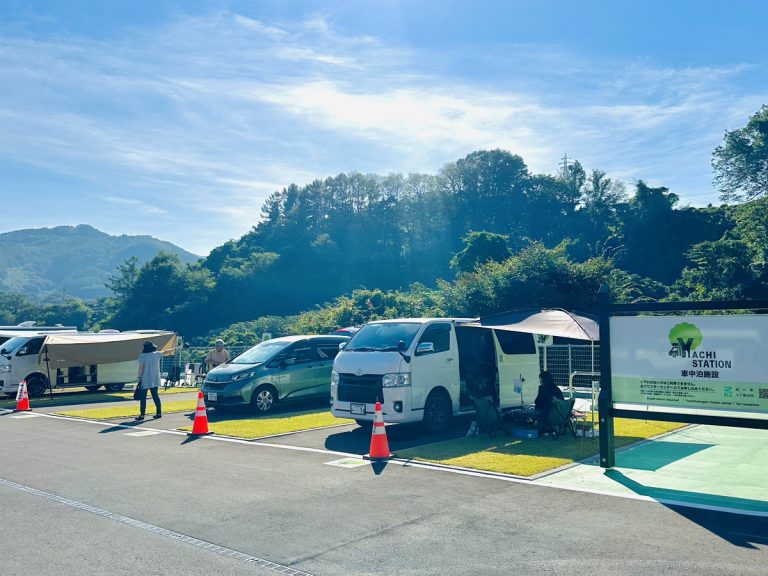 道の駅 八千穂高原の車中泊施設「やちステーション」