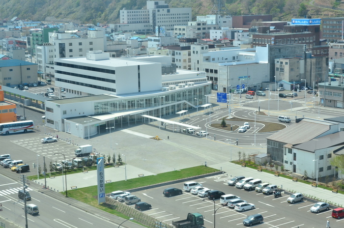 道の駅「わっかない 」の外観