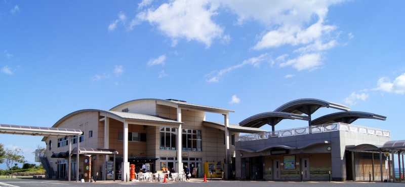 道の駅「いぶすき」の外観